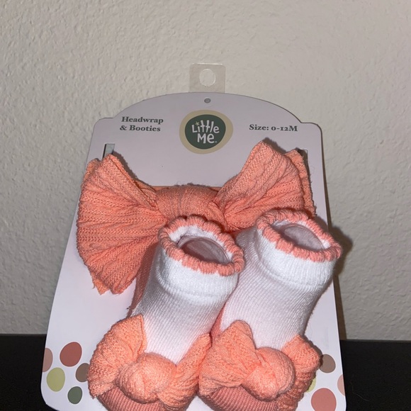 COPY - Little me head wrap/booties - Picture 4 of 4